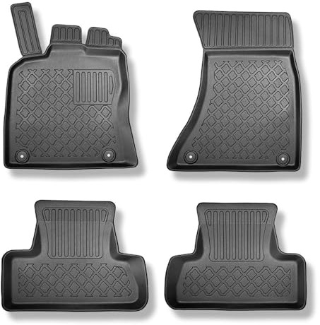 Mossa - Fußmatten Auto kompatibel mit Audi Q5 I 8R SUV (2008-2016) 4 STK. G