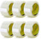 3M Scotch Lot de 6 rouleaux de ruban adhésif d'emballage 305 PP, déroulement silencieux, de qualité 3M, 66 m x 50 mm, transparent