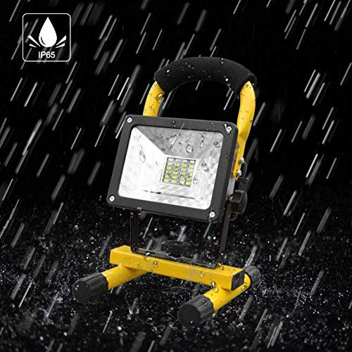Faretto LED Faretto Da Esterno,Luce Di Proiezione Inondazione Ricaricabile All'aperto Emergenza Luce Da Lavoro In Movimento Proiettore Portatile Da Cantiere Super Luminoso Lampada Di Sicurezza IP65 Fl