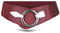 Vanessa & Melissa Elastischer Damen Taillengürtel, ca. 6 cm breiter Hüftgürtel mit silberner Ring-Schließe, Stretchgürtel (75 cm (für Taillenweite 75-90 cm), Bordeaux)