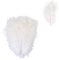 Gotetiso 20 Stück Straußenfedern Weich Federn Weiss 20-25cm Strauß Feder Dekofedern DIY Basteln Zubehör für Hochzeitsdekoration Party Tischdekoration Zuhause Dekor