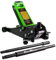 Gef-roy Cric hydraulique Kraft Müller professionnel 2, 25T, Haut. levage 49, 5cm, Levée rapide grâce au système à double-pompe, Noir/Vert