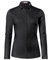 Vincenzo Boretti Bluse, modern-fit/leicht tailliert, Hemdkragen, Jersey - bügelleicht schwarz 36