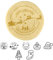 Personalisierte Keksstempel Weihnachten mit Ihrem Familiennamen 3D erhöhtes Design Backen Keks Stempel Formen für Fondant, Cookie, Kuchen, Cupcakes, Weihnachten kreatives Geschenk