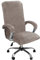 KAYBTNT Samt Bürostuhl Bezug, Hohe Lehne Bürostuhl Sitzbezug, Waschbarer Stretch Spandex Drehstuhl Stuhlhussen, Schonbezug für Bürostuhl, Universal Computer Stuhl überzug,Taupe,Large