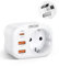 LENCENT Adaptador Enchufe Australia, Adaptador China Viaje con Carga Rápida QC3.0+PD20W, Europa España Portugal 2-Pin a 3-Pin AU para Australia, China, Nueva Zelanda, Argentina, Tipo I
