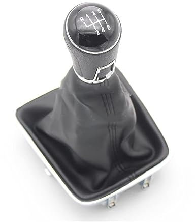 ANRAM Auto Schaltknauf Abdeckung für VW Tiguan 5N 2007-2011 5/6 Speed,5/6 Gang Schaltgetriebe Gang Umschaltknopf Ersatzk Zubehör,B-6 Speed