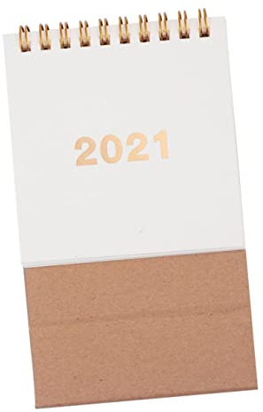 MAGICLULU Tischkalender aus Hochwertigem Notizkalender mit Spiraldesign Praktischer Schreibtischkalender mit Stabilem Kartonständer Platz Sparend und Kreativ
