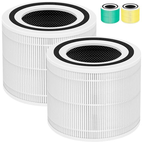 14 echte HEPA-Filter, Ersatz für Puro 240 Luftreiniger, 3-in-1 True HP-14 Aktivkohlefilter, 2 Stück