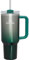 STANLEY Quencher H2.0 FlowState Trinkbecher, vakuumisoliert, aus Edelstahl mit Deckel und Trinkhalm, für Wasser, Eistee oder Kaffee (Kiefer-Farbverlauf, 1,2 Liter)