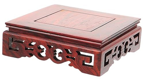 Ciieeo Socle Bois Pour Affichage Artisanat Support Bois Pour Théière Et Décoration Maison Base Élégante Avec Design Élargissable