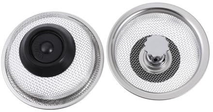 BESTonZON 2 Piezas colador Fregadero filtros de Lavabo de baño Tapa de Drenaje de la bañera colador de Drenaje del Fregadero tapón del Fregadero de la Cocina alimento enchufar