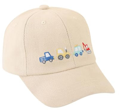 Kappe Kinder Unisex Bagger Cap Auto Bagger Baseballcap UV Schutz Baseballkappe Einstellbar Baseballmütze Snapback Caps Baumwolle Basecap Sportkappe Sommerhut Junge Mädchen