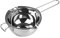 600ML Melting Double Boiler, Stainless Steel Wax Melting Pot with Heat Resistant Handle, Silver Chocolate Pot Candle Double Boiler for Wax Candle Butter Chocolate Cheese