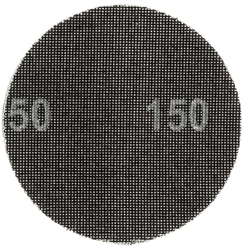 AKbase Schleifgitter | 150mm schwarz | P150 | 20 Stück | Kletthaftung für Exzenterschleifer | KÖRNUNG und STÜCKZAHL WÄHLBAR | KLETT