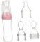 Abaodam 3 Pièces Biberons Pour Bol D'alimentation Nouveau-né Biberon De Lait Pour Biberon De Riz Pour Cuillère D'alimentation Pour -petits Mangeoire Pour Rose