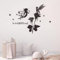astylishome Wanddeko Schlafzimmer Groß Wandtattoo Wandaufkleber Wandsticker Kinderzimmer Wandbild Schwarz Babyzimmer Baby Kleinkind Kinder Wanddekoration 0911