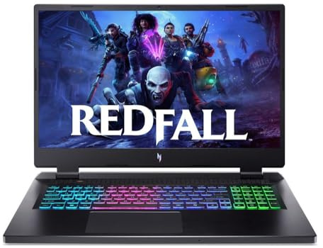 acer Nitro 17.3 Full HD IPS 165Hz Display Gaming Laptop - Obsidian Black, AMD Ryzen 7 8845HS 3.8GHz; GeForce RTX 4060 8GB GDDR6; 16GB DDR5 RAM; 1TB M.2 SSD, WI-Fi 6E,