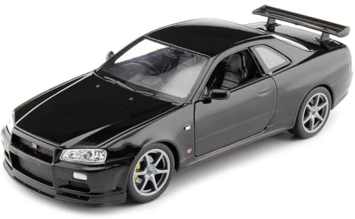 1999 Nissan Skyline GT-R (R34) Negro 1:24 Welly 24108