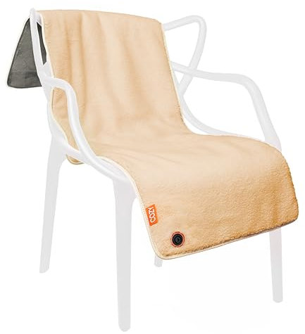 Cozy Heated Throw & Seat Cover - JORV - with Built-in Rechargeable 10,000mAh Power Bank