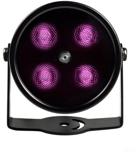 Sicherheitskamera-Licht, 4 LEDs, Infrarot-IR-Beleuchtung, Nachtlicht, Zusatzlicht für Überwachungskamera, Außen- und Innenbereich, 45 Grad