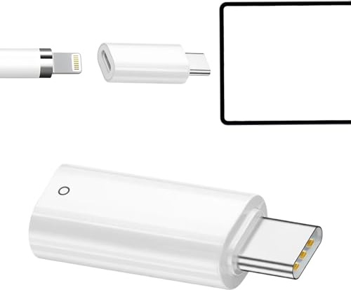 Ebksqs USB-C Adapter Für Pencil 1. Generation – Kompatibel Mit 10. Gen (2022) – Ermöglicht Laden & Bluetooth-Kopplung