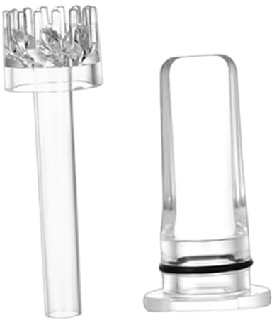 Qianly Aquarium Oberflächenskimmer Skimmer Glas Ölfilm Entferner Durchflussventil Innenfilter Aquariumzubehör für Aquarien Fischhaltung, 12 Mm