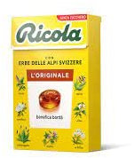 Caramelle RICOLA ERBE BALSAMICHE in Astuccio pezzi 10 - Senza Zucchero, Solo Aromi Naturali