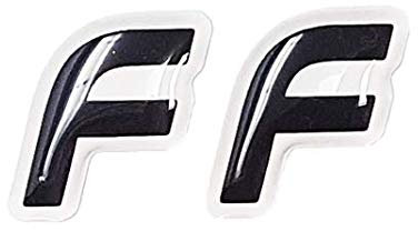 Quattroerre Sticker Aufkleber 3d Letter Kit Paar F