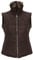 Werner Christ ® Damen Lammfellweste Weste aus echtem Lammfell, Fell, vielseitige warme Fellweste auch als Reitweste, Outdoorweste & Winterweste geeignet, in dunkelbraun, Gr. 40