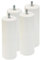AltoBuy ELEA - Jeu de 4 Pieds 20 cm Blanc pour sommier tapissier