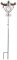 Evergreen Garden Outdoor Regenmesser – Libelle Thermometer & Regenmesser Gartenstecker, ca. 81 cm hoch