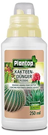 Plantop Kakteendünger 250 ml, Flüssigdünger für Kakteen, Düngemittel, Düngung, Kakteen-Dünger