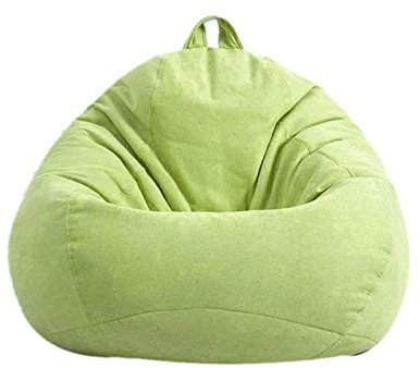 Pouf Poltrona Poltrona a Sacco Ripiene Bagagli Bean Bag Chair per Bambini Adolescenza e Sacchetto di Fagioli Adulti Chair Gaming (Senza Imbottitura),Fruit green,S