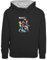 Spreadshirt Die DREI Fragezeichen Kids Detektive Spürnasen Team Kinder Kontrast-Hoodie, M (7/8 Jahre), Schwarz/Grau meliert