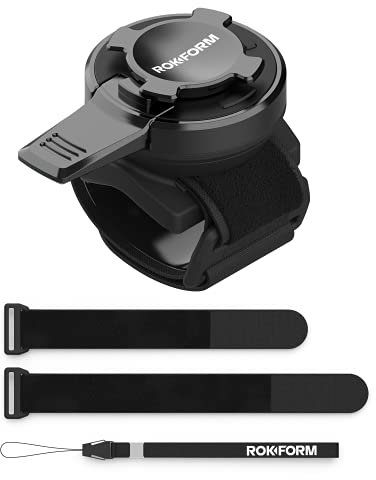 Rokform - Universelle Fahrrad-Handyhalterung, passend für jeden Fahrradlenker oder Fahrradvorbau mit den Maßen 2,2 cm bis 5,7 cm, funktioniert mit Allen Twist-Lock-Hüllen oder Universal-Adapter,