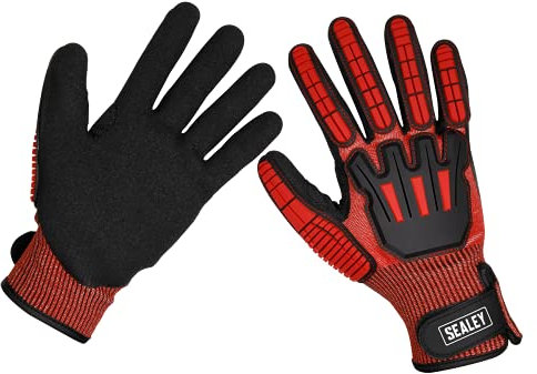 Sealey SSP38L Cut & Impact Resistant Gloves - Large