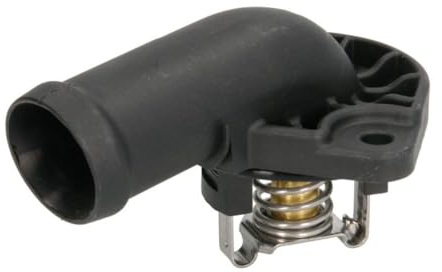 THERMOTEC D2T004TT Thermostat Kühlmittel Kühlwasserthermostat mit Dichtung mit Flansch 87°C Kompatibel mit VW Golf 6 5K1 032121110F 032121110L 032121121G
