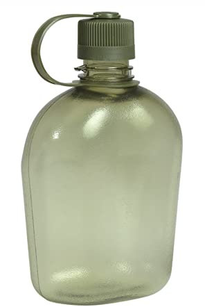 TS Tactical Store Militärische Trinkflasche von TRITAN BPA-frei | USA-Kampagnenflasche Gen.II Transparent | Miltec Trinkflasche BPA-frei