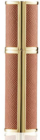 SUBORAWOS Pulverizador de perfume recargable, mini atomizador para viajes, botella vacía para perfume, bolso de mano, botellas de perfume para viajes, 5 ml (marrón JB)