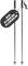 ATOMIC PARK BLACK Skistöcke - Länge 100 cm - Leichter Aluminium-Skistock - Rutschfester Freeride-Griff für optimalen Halt - Mit 85 mm Pistenteller & Stahlspitze - Ideal für Park & Pipe