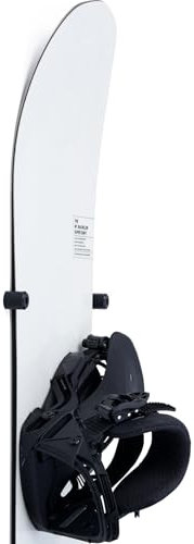 Arkorus Snowboard Wandhalterung Aufbewahrung – beschädigungsfreier Snowboard-Aufhänger, moderner, schwebender vertikaler Ständer, Clip-Haken-Halter zum sicheren Aufbewahren, Aufhängen und Präsentieren