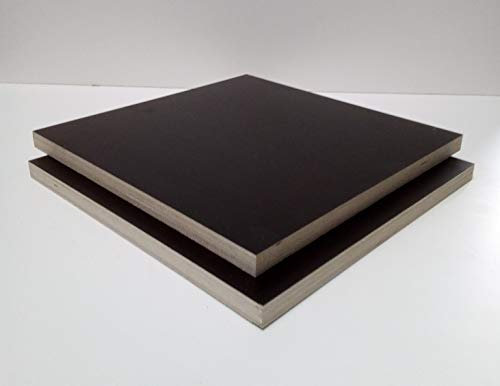 15mm starke Siebdruckplatte Bodenplatte Multiplex Birke. Maße: 30x30cm.