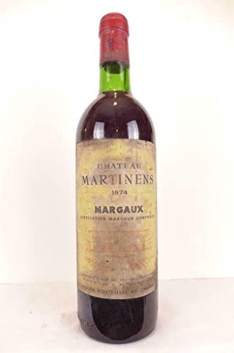 margaux château martinens rouge 1974 - bordeaux