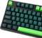 PBT-Tastenkappen für mechanische Tastatur, 166 Double-Shot-Tastenkappen, Guffercty kred GTSP, Cherry-Profil für Cherry MX-Switches, Design Soundwave (QWERTY-Layout)
