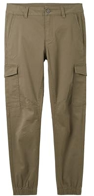 TOM TAILOR Jungen Kinder Basic Regular Fit Cargo Hose, 10415 - Dusty Olive Green, 164