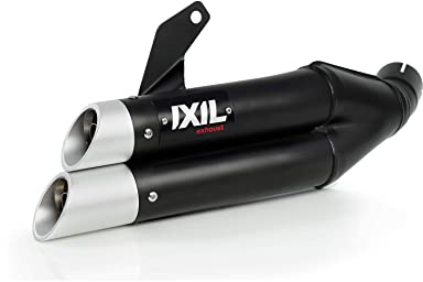 IXIL Hyperlow Black XL Rear Silencer for NC 700 X/S, 12-, NC 750 X/S, Integra, 14-, Euro 3+4 (Black)