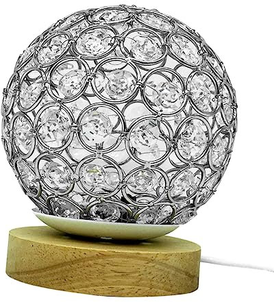 DOITOOL Vase Füller Kugeln Lampe Led-nachtlicht Rattan Geflochtene Lampe Wohnkultur Schreibtischlampe Aus Kristall Minimalistische Schreibtischlampe Am Nachttisch Haushalt Weide 3d
