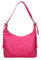 Viola Castellani Borsa a spalla Donna. Prodotto artigianale. Materiale esterno: Vera pelle. Made in Italy. GLX220714023FBG-D02_FUXIA. 30x30x9 cm