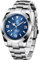 BENYAR Herren elegante 41MM automatische mechanische Uhr wasserdicht Edelstahlband leuchtend lässig Business Analog Armbanduhr, Blau-5177
